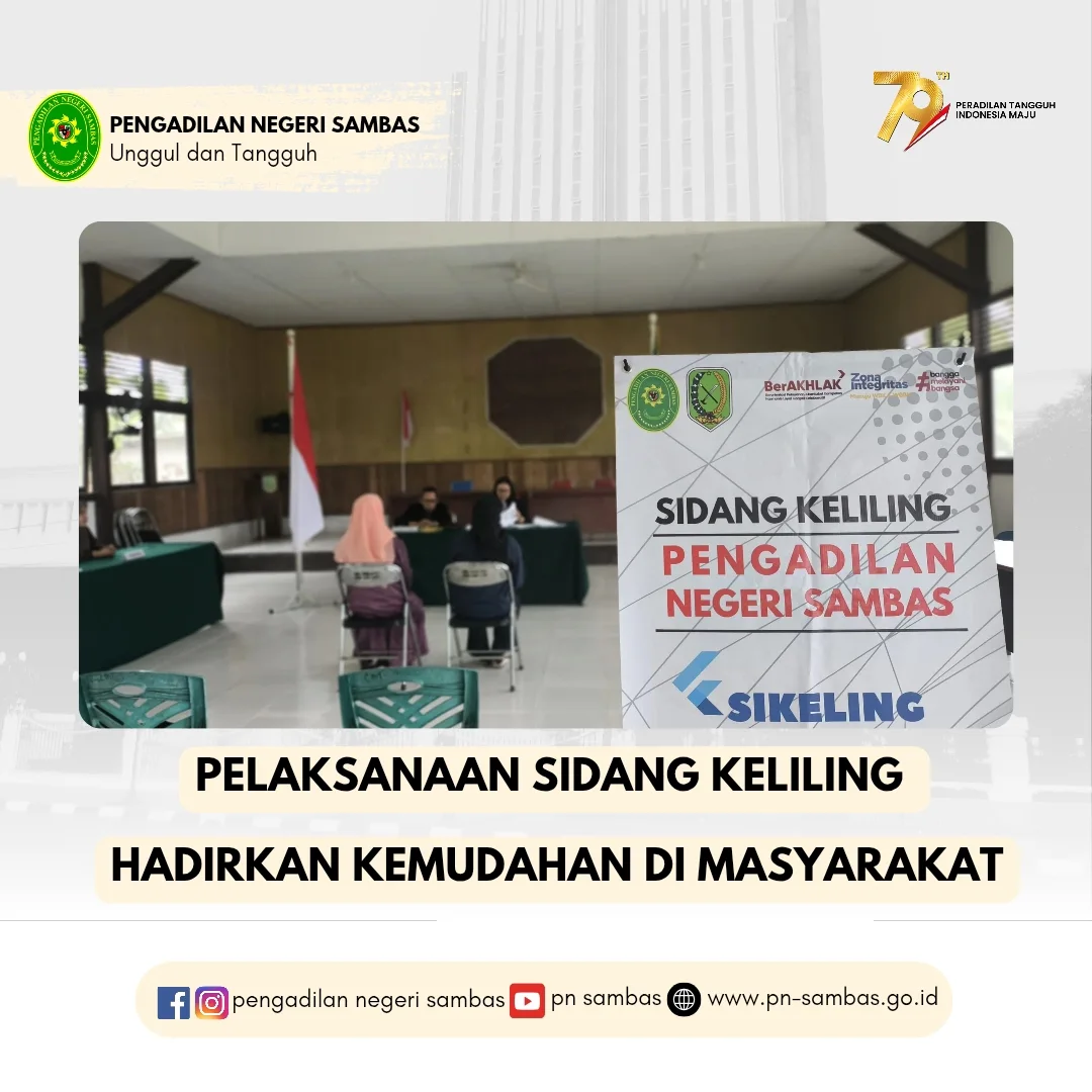 Pelaksanaan Sidang Keliling