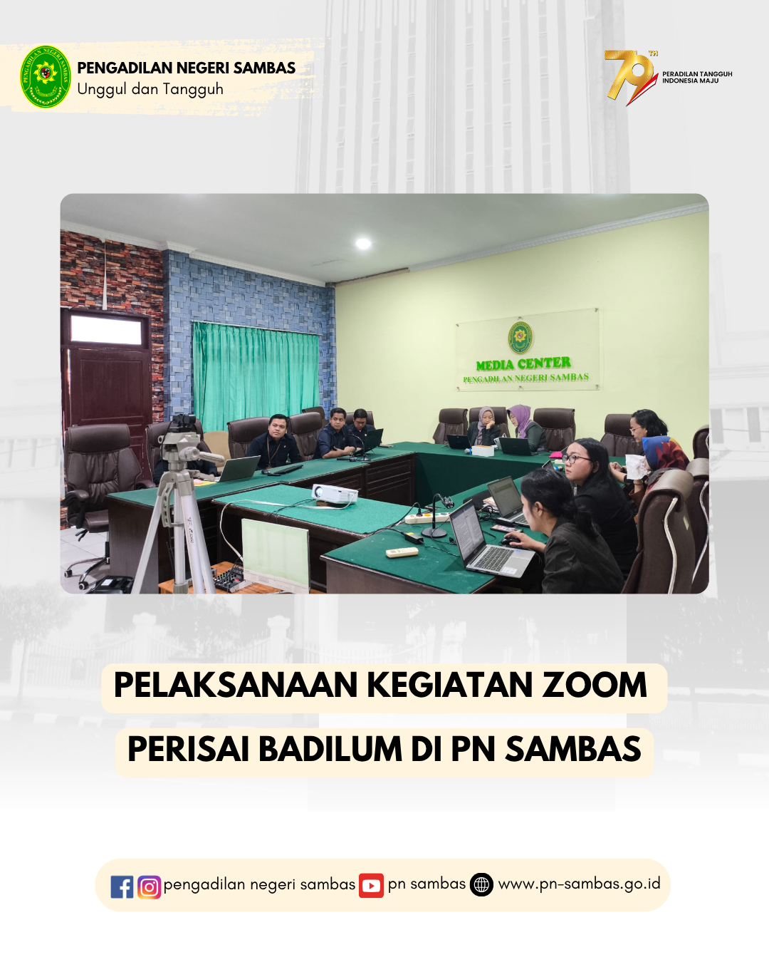 Zoom Meeting Perisai Badilum