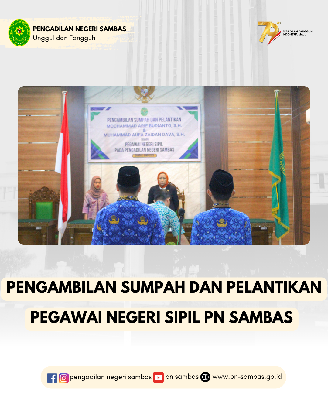Pelantikan PNS