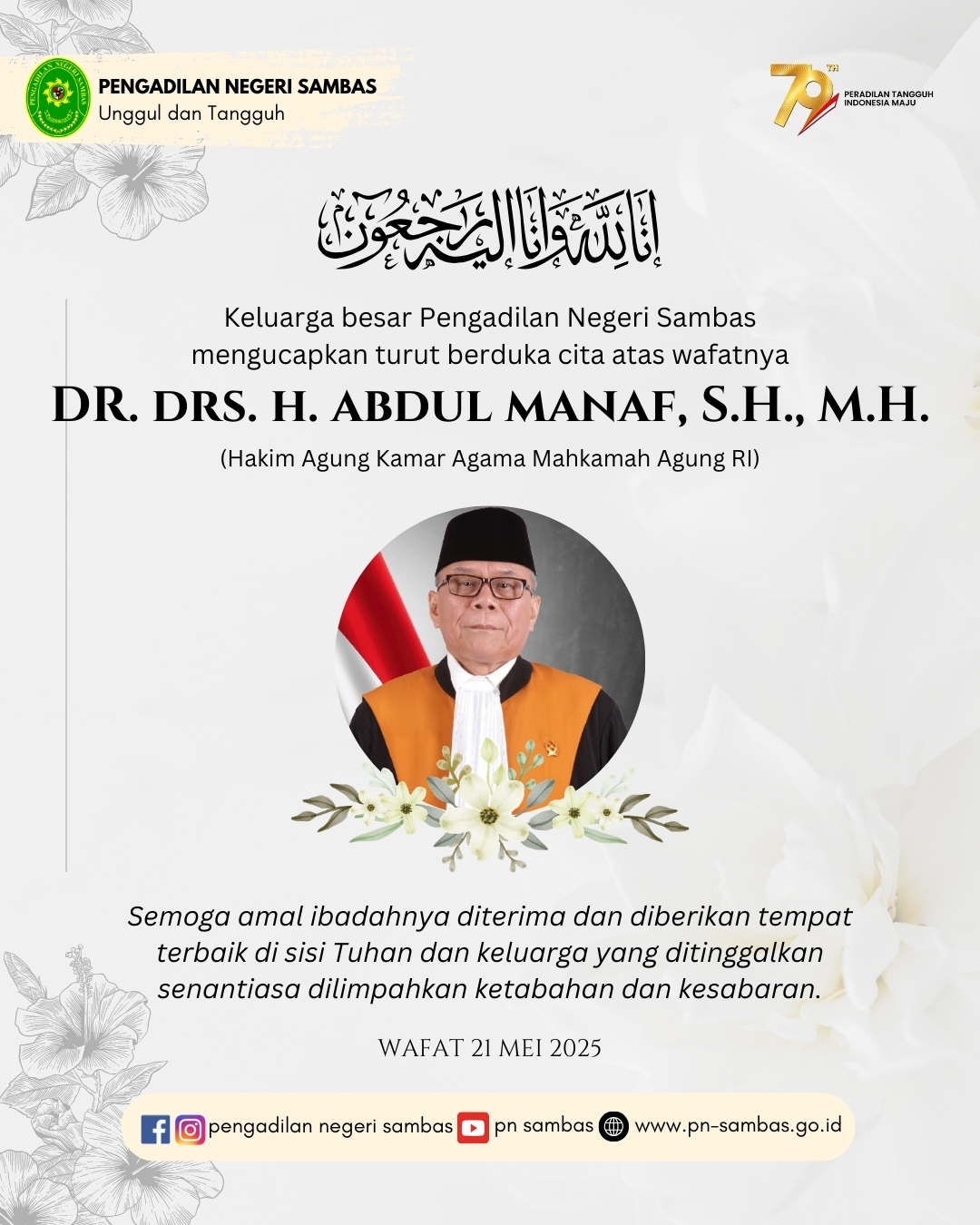 Turut Berduka Cita