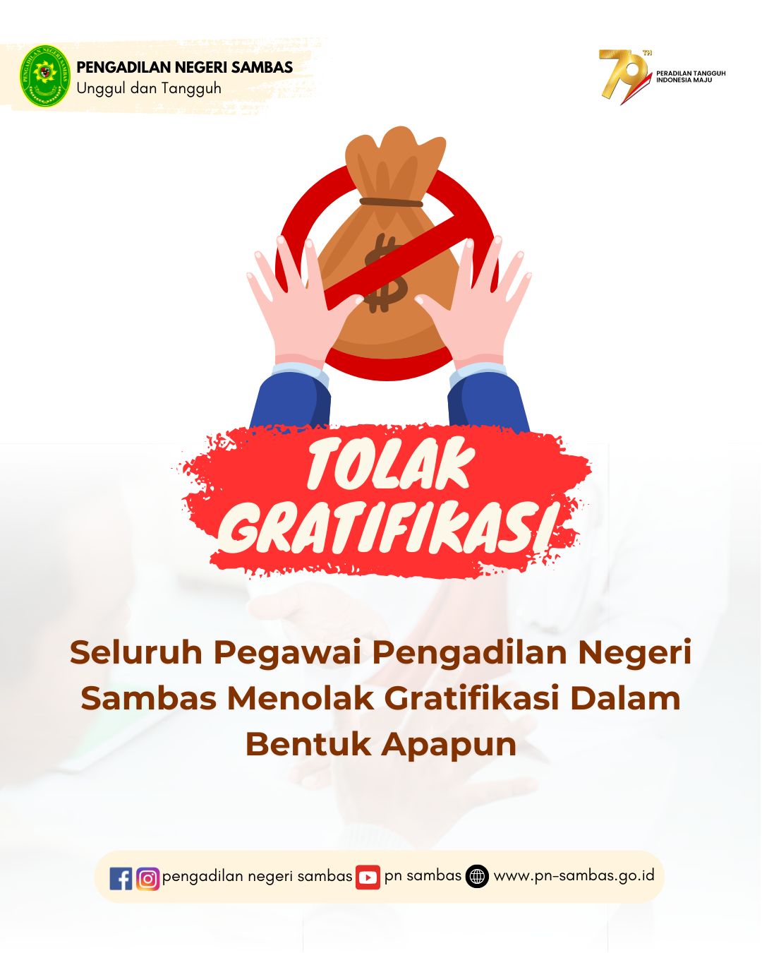 Tolak Gratifikasi