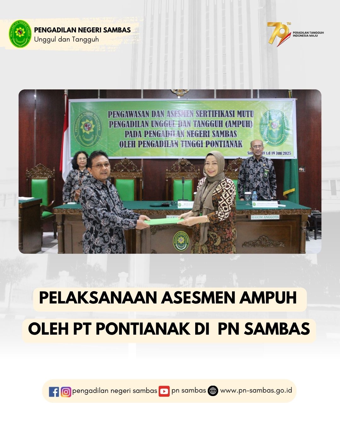 Pelaksanaan Asesmen AMPUH