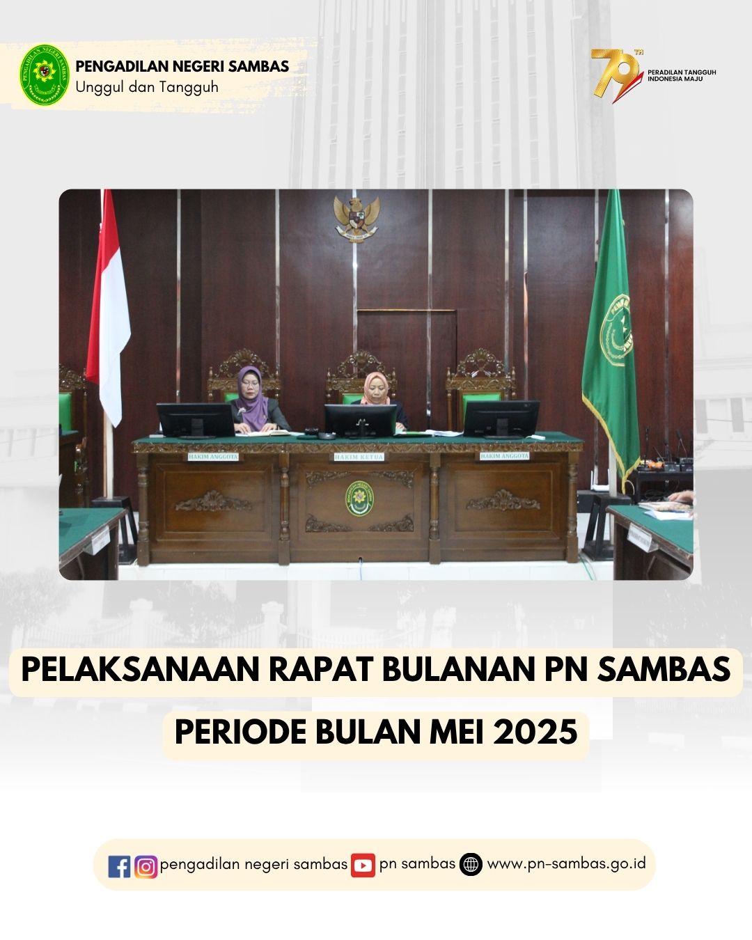 Pelaksanaan Rapat Bulanan