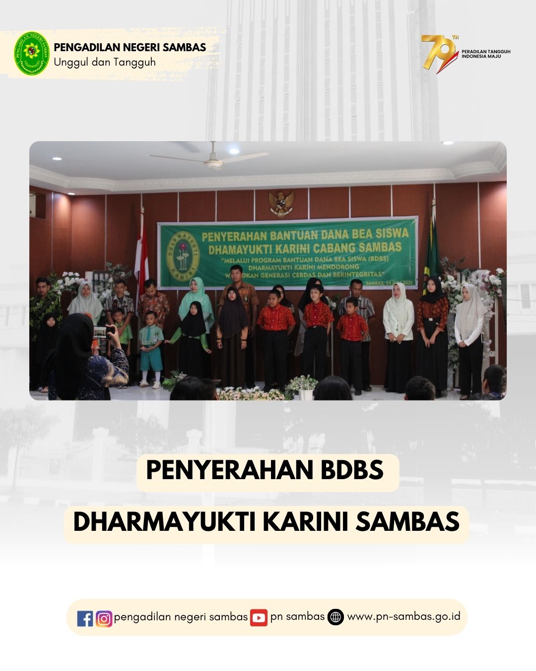 Penyerahan BDBS