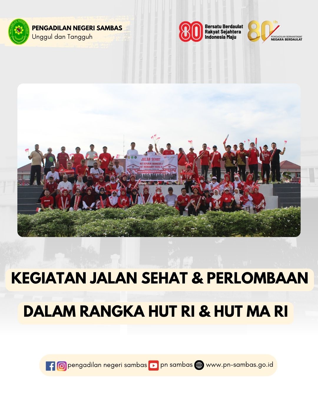 Lomba Peringatan HUT RI & HUT MA RI