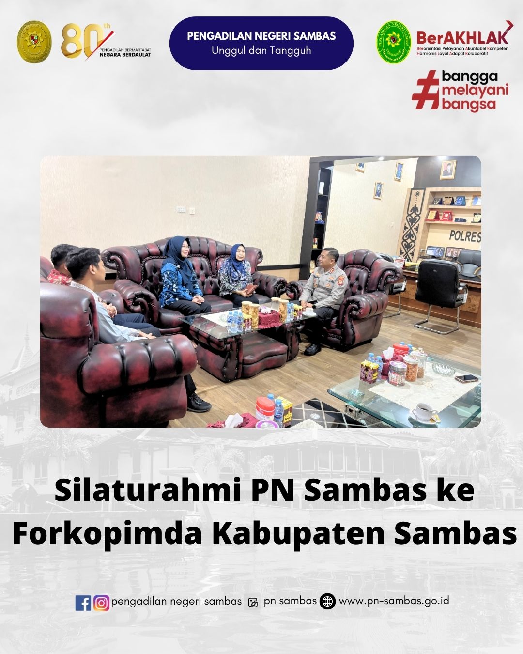 Silaturahmi PN Sambas