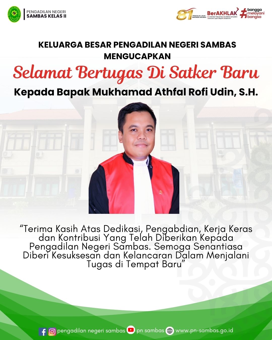 Pengantar Alih Tugas