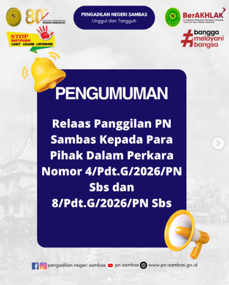 Relaas 4 dan 8 pdt g 2026